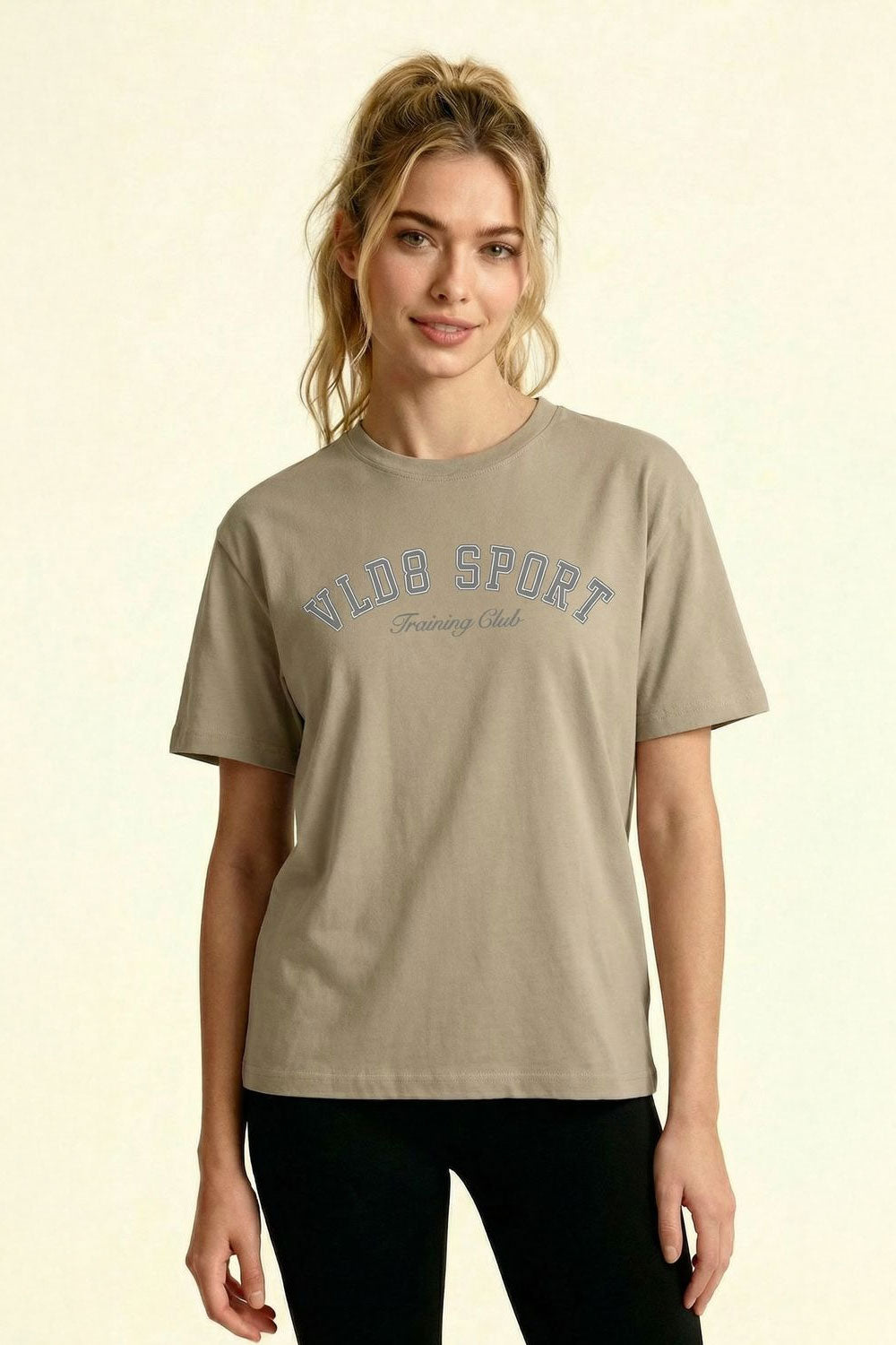 VALIDATE VLD8 SPORT WOMENS T-SHIRT STONE