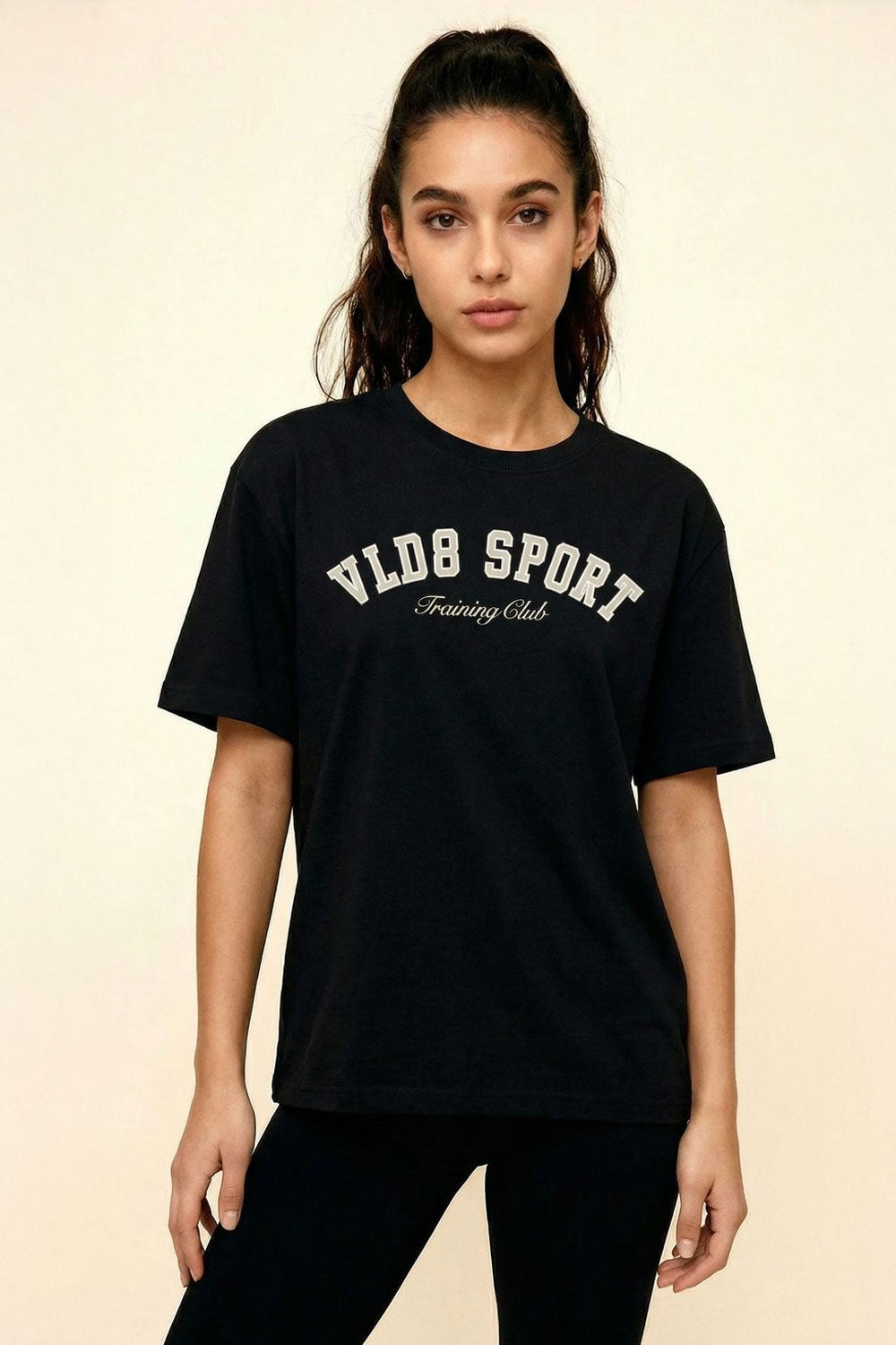 VALIDATE VLD8 SPORT WOMENS T-SHIRT BLACK