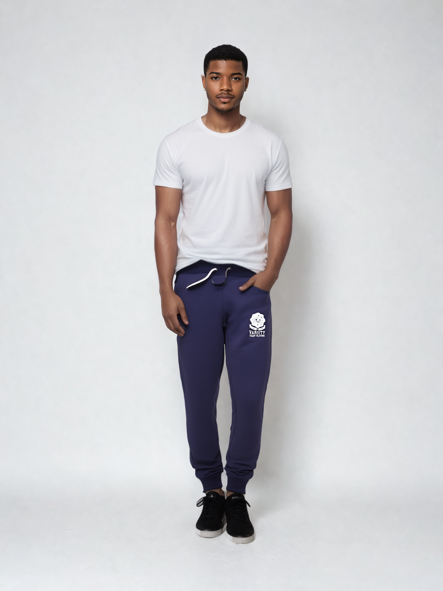 Varsity Mens Jogger Navy