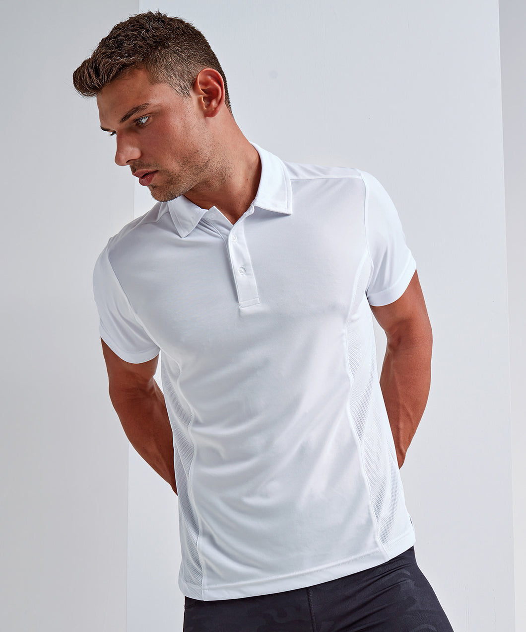 Validate Men's Technical Polo Shirt White