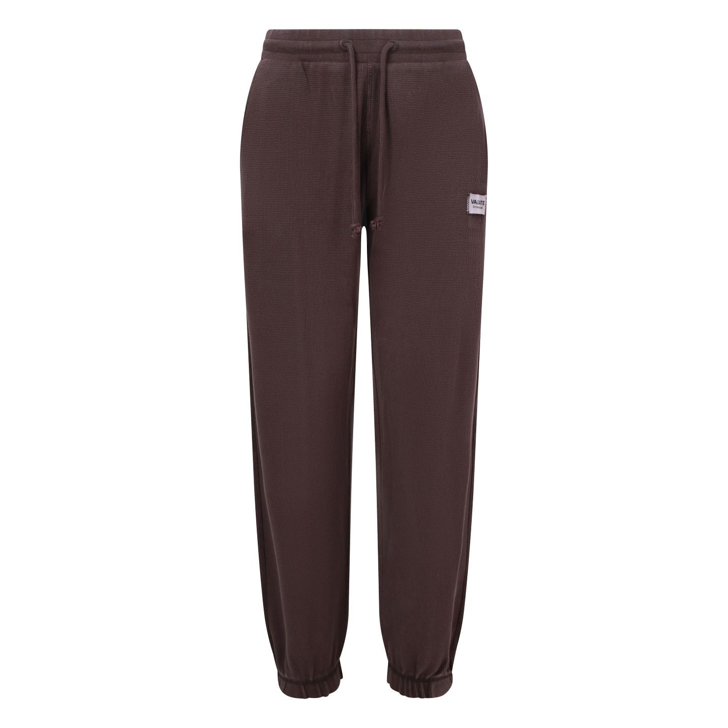 Validate Womens Kira Waffle Joggers Coffee