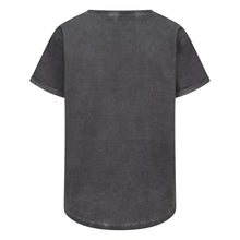 Load image into Gallery viewer, Validate Core Essentials Women&#39;s Rolled Sleeve TShirt Vintage Charcoal
