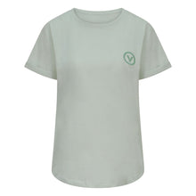 Load image into Gallery viewer, Validate Core Essentials Women&#39;s Rolled Sleeve  TShirt Muted Green
