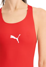 Load image into Gallery viewer, Puma Swim Women Racerback Red Swimsuit 1P
