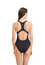Load image into Gallery viewer, Puma Swim Women Racerback Black Swimsuit 1P
