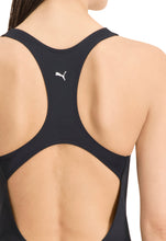Load image into Gallery viewer, Puma Swim Women Racerback Black Swimsuit 1P
