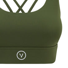 Load image into Gallery viewer, 247 Sports Bra Green
