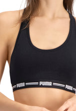 Load image into Gallery viewer, Puma Women Black Racer Back Top 1P Hang
