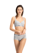 Load image into Gallery viewer, Puma Women Grey Padded Top 1P Hang
