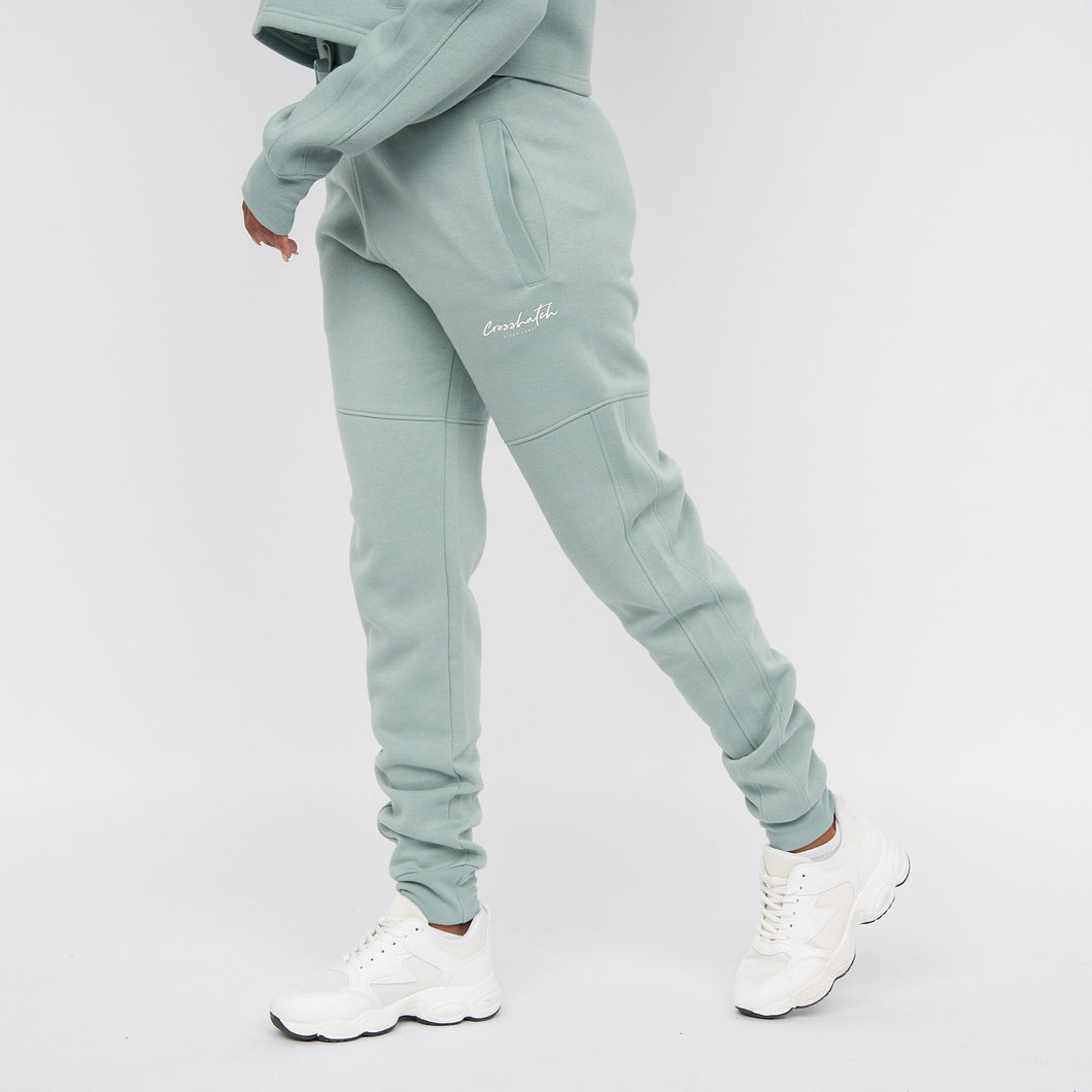 Crosshatch Chatch Blue High Waistband Jogger | Validate Fashion Women's Joggers and Leggings | Hertfordshire