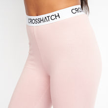 Load image into Gallery viewer, Crosshatch Jacklights Dusty Pink Waistband Leggings | Validate Fashion Women&#39;s Joggers and Leggings | Hertfordshire
