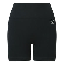 Load image into Gallery viewer, Essential Seamless Ribbed Gym Short Black
