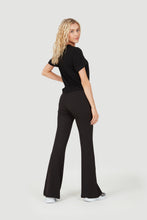 Load image into Gallery viewer, F&amp;G Flared Leggings Black
