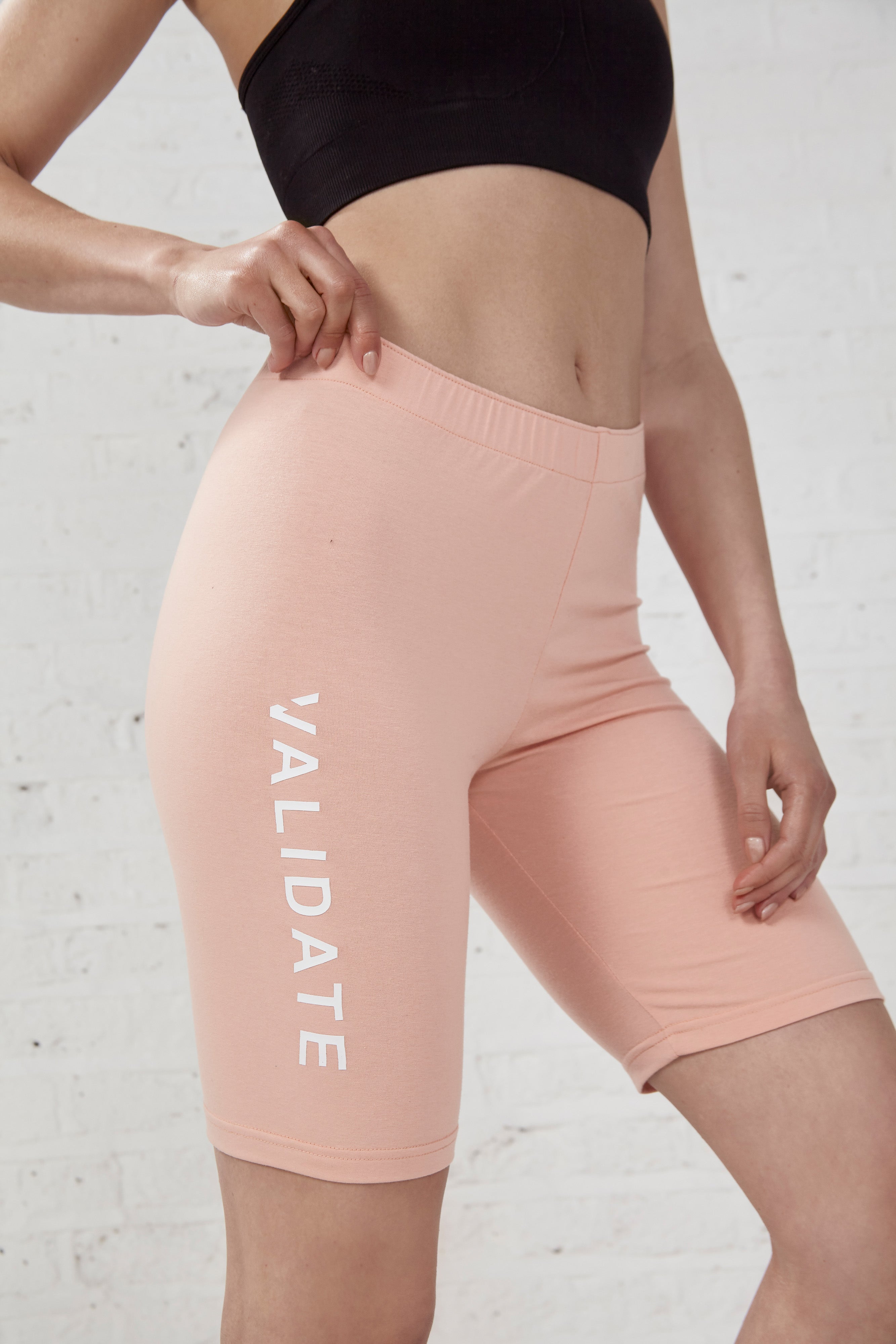 Validate Peach Lyndsay Shorts | Validate Fashion Women's Shorts | Hertfordshire