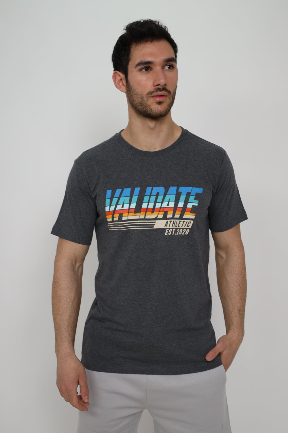 Validate Zach T-Shirt Charcoal