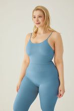 Load image into Gallery viewer, F&amp;G Seamless Cami Bra Blue
