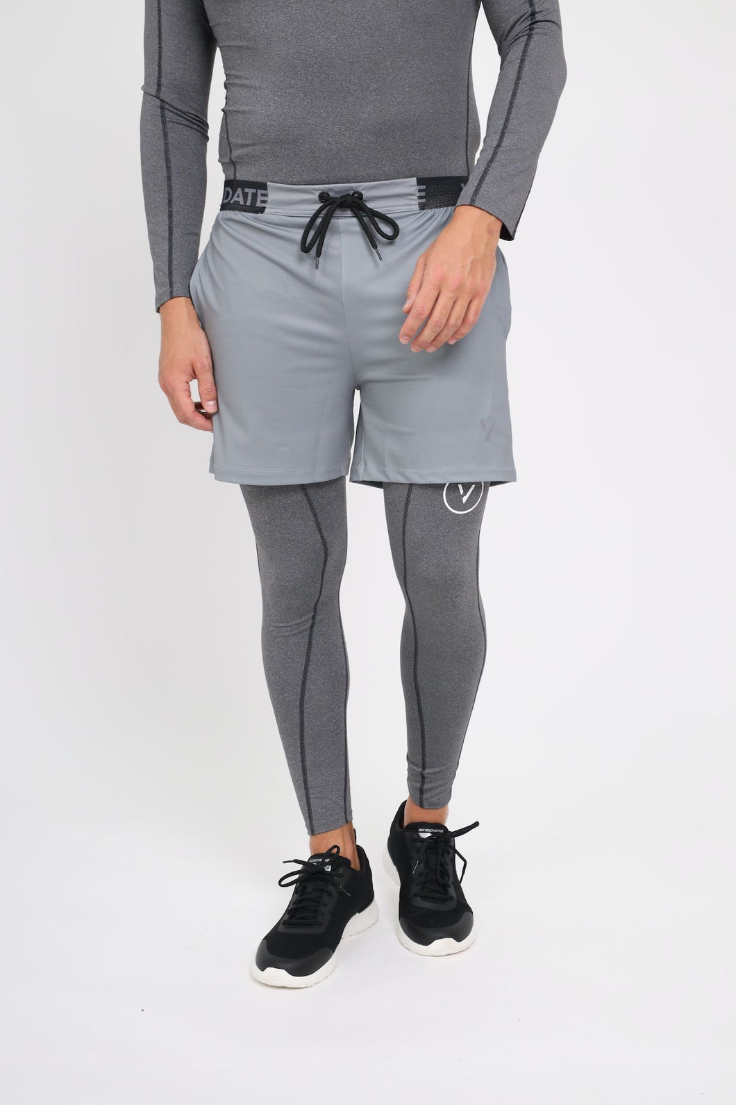 Validate Marcus Dri Fit Grey Shorts
