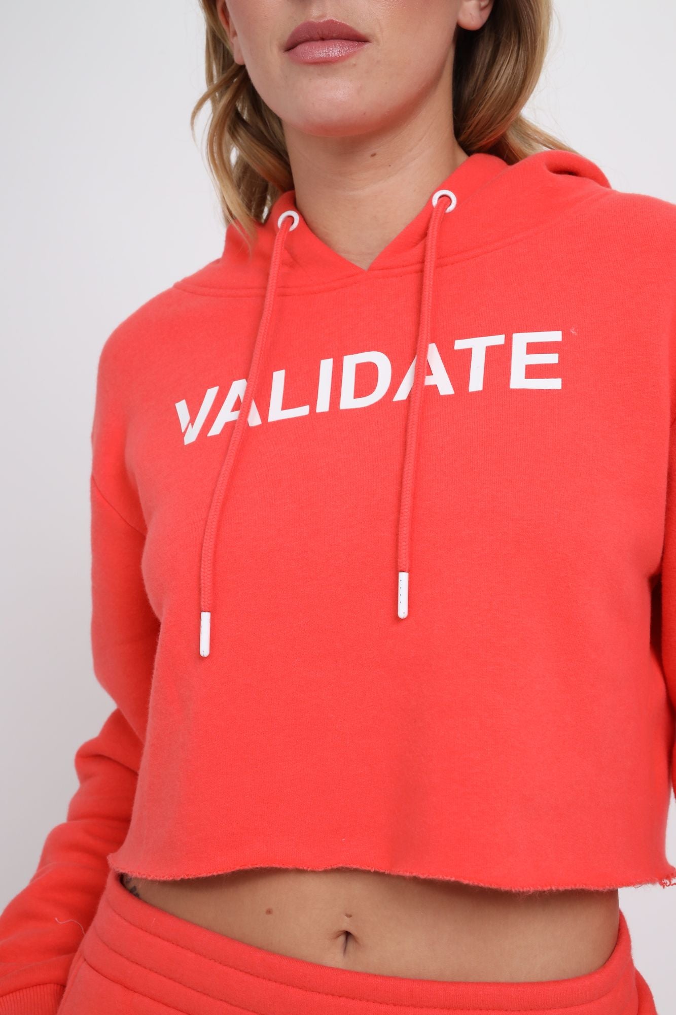 Validate Red Phoebe Hoodie | Validate Fashion Hoodies & Sweatshirts | Hertfordshire