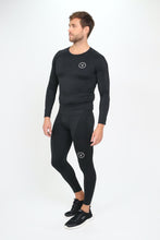 Load image into Gallery viewer, Mens Essential LS Compression Base Layer Black
