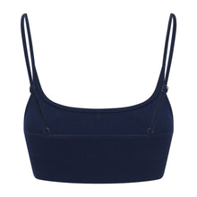 Load image into Gallery viewer, Essential Seamless Ribbed Sports Bra Navy

