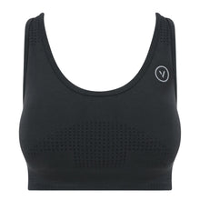 Load image into Gallery viewer, Essential Seamless Sports Bra Black
