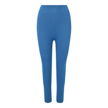 Load image into Gallery viewer, Essential Seamless Ribbed Legging Blue
